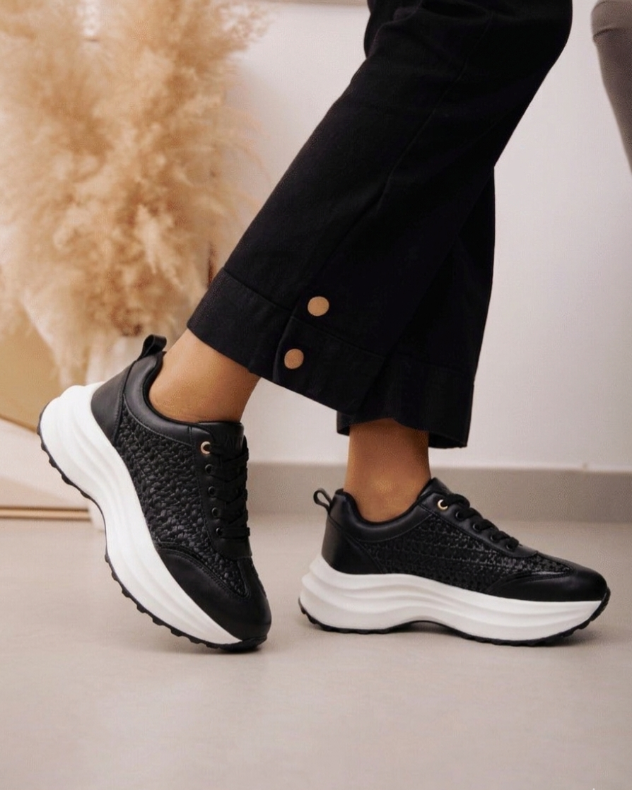BASKETS CONFORTABLES – NOIR