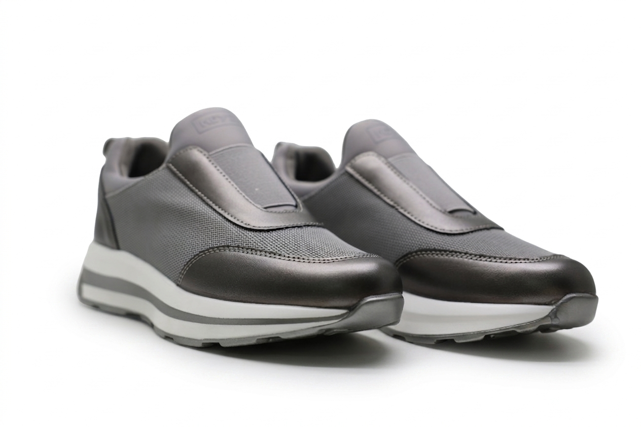 BASKETS CONFORTABLES – GRIS