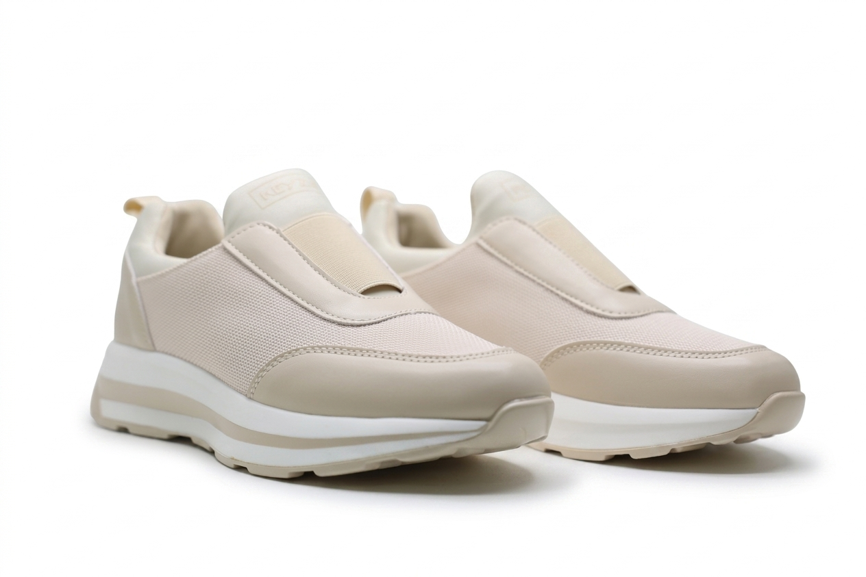 BASKETS CONFORTABLES – BEIGE