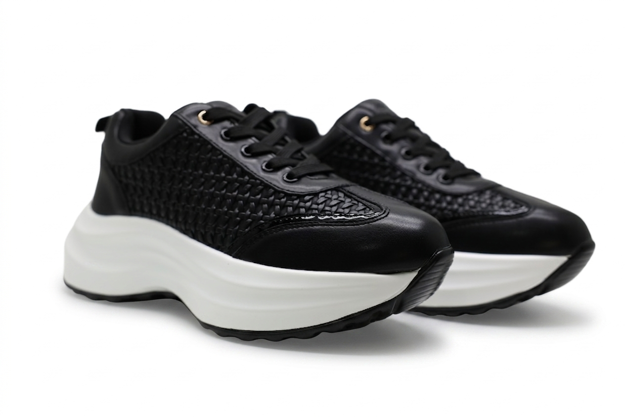 BASKETS CONFORTABLES – NOIR