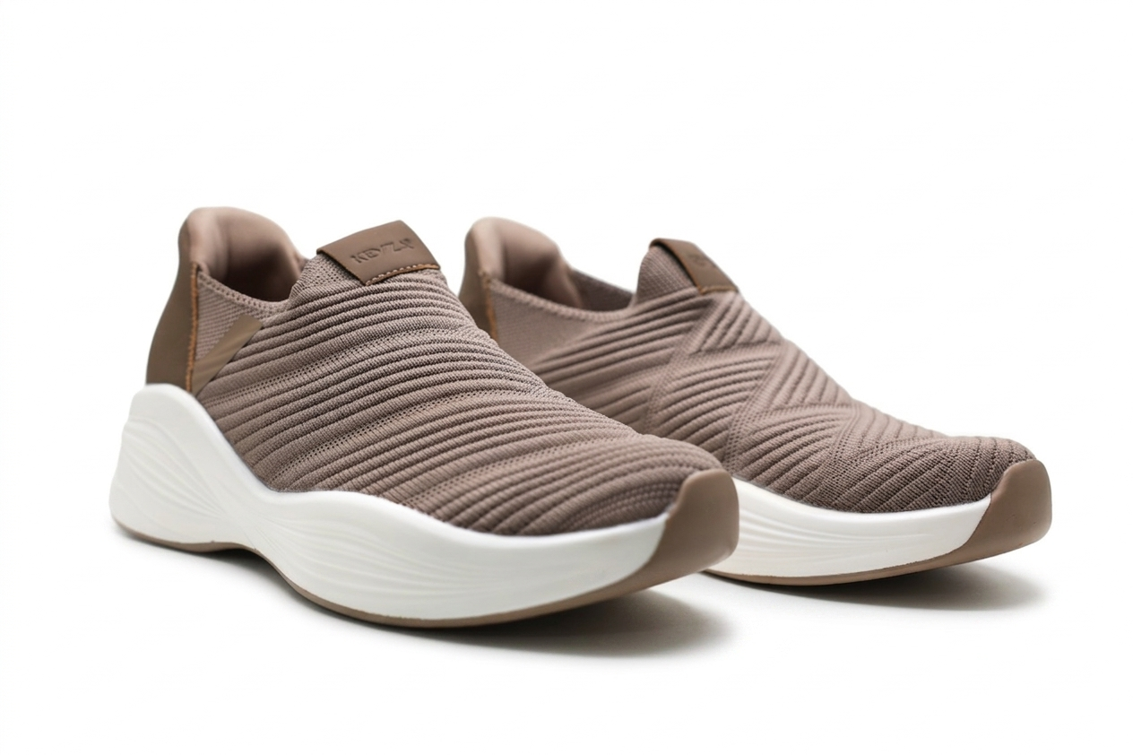 BASKETS CONFORTABLES – KAKI