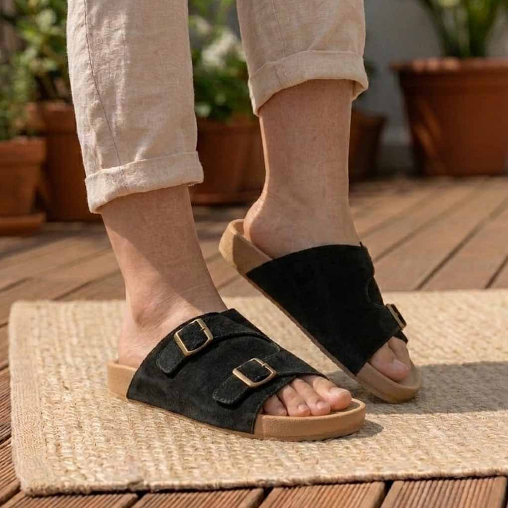 MULES SOUPLES – NOIR