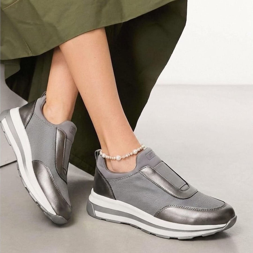 BASKETS CONFORTABLES – GRIS