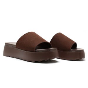 MULES SOUPLES - MARRON