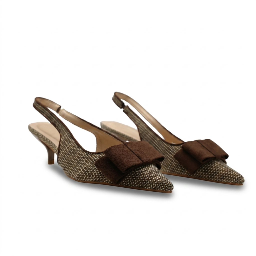 ESCARPINS CHIC – MARRON