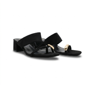 MULES DEMI TALON - NOIR