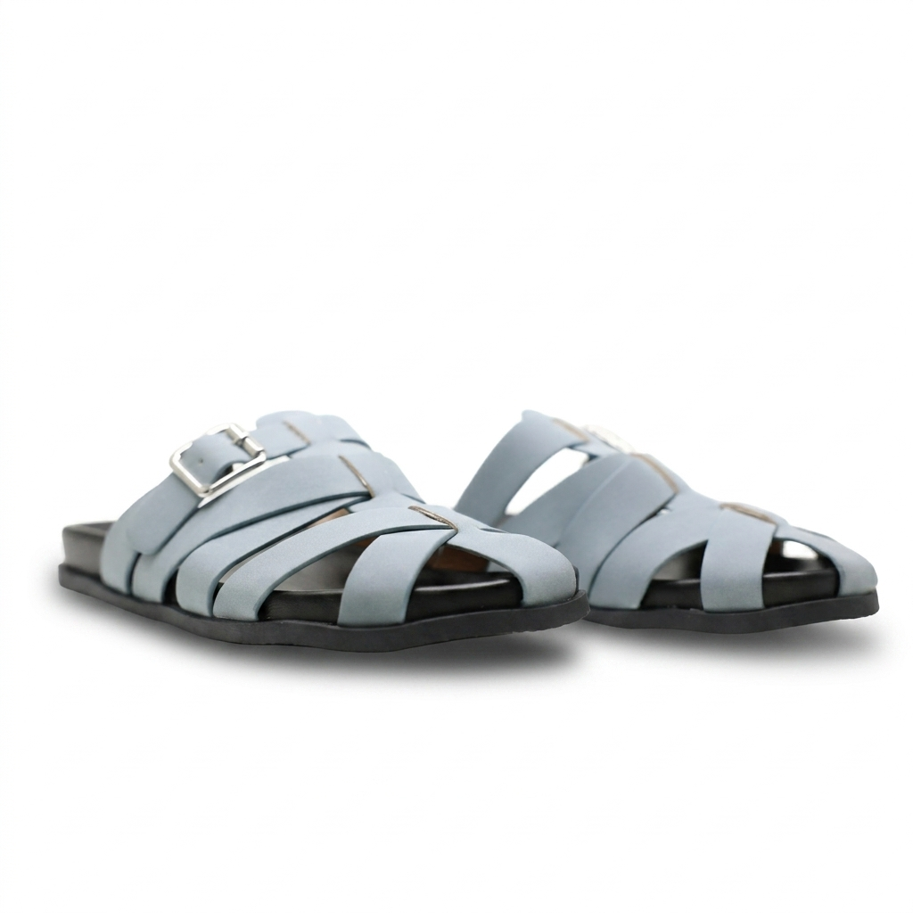 MULES SOUPLES – BLEU