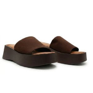 MULES COMPENSÉES - MARRON