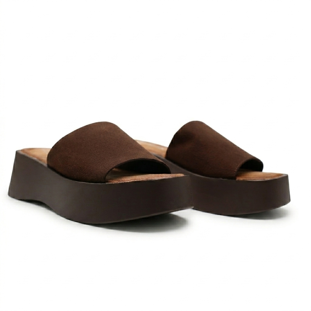 MULES COMPENSÉES – MARRON