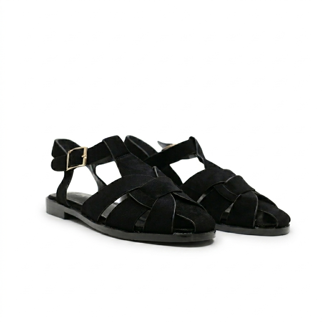 SANDALES SOUPLES – NOIR