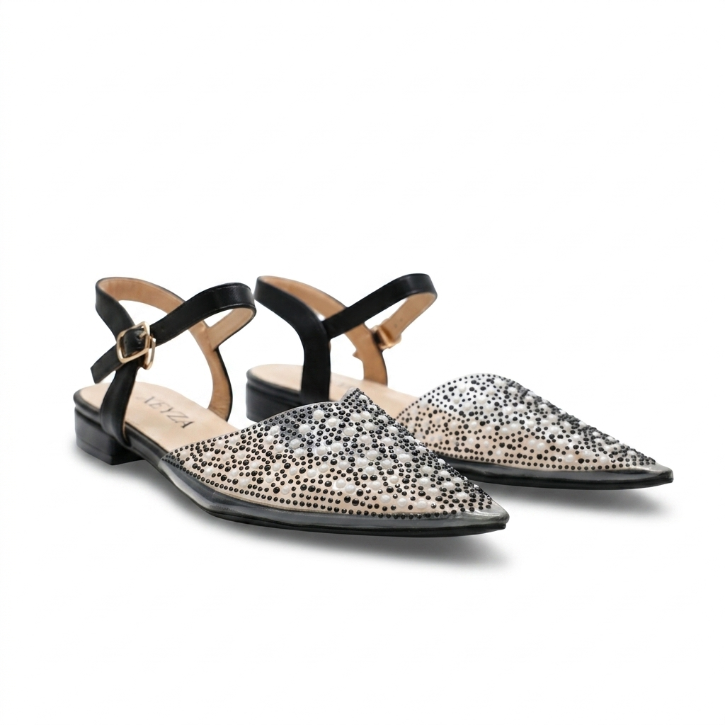 ESCARPINS BOUT POINTU – NOIR