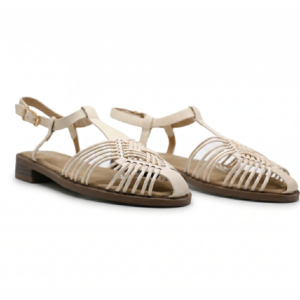SANDALES PLATES SOUPLES - BEIGE