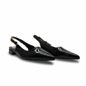 ESCARPINS PLATES - NOIR