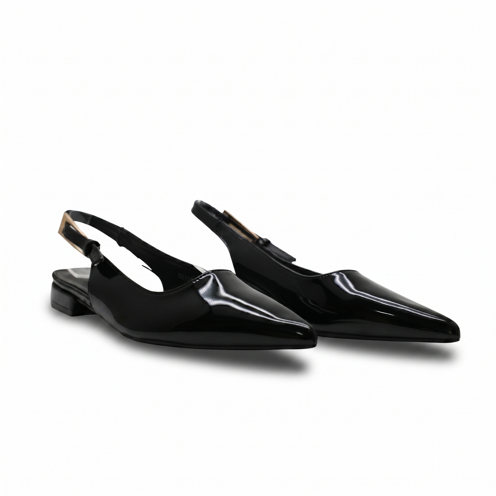 ESCARPINS PLATES – NOIR