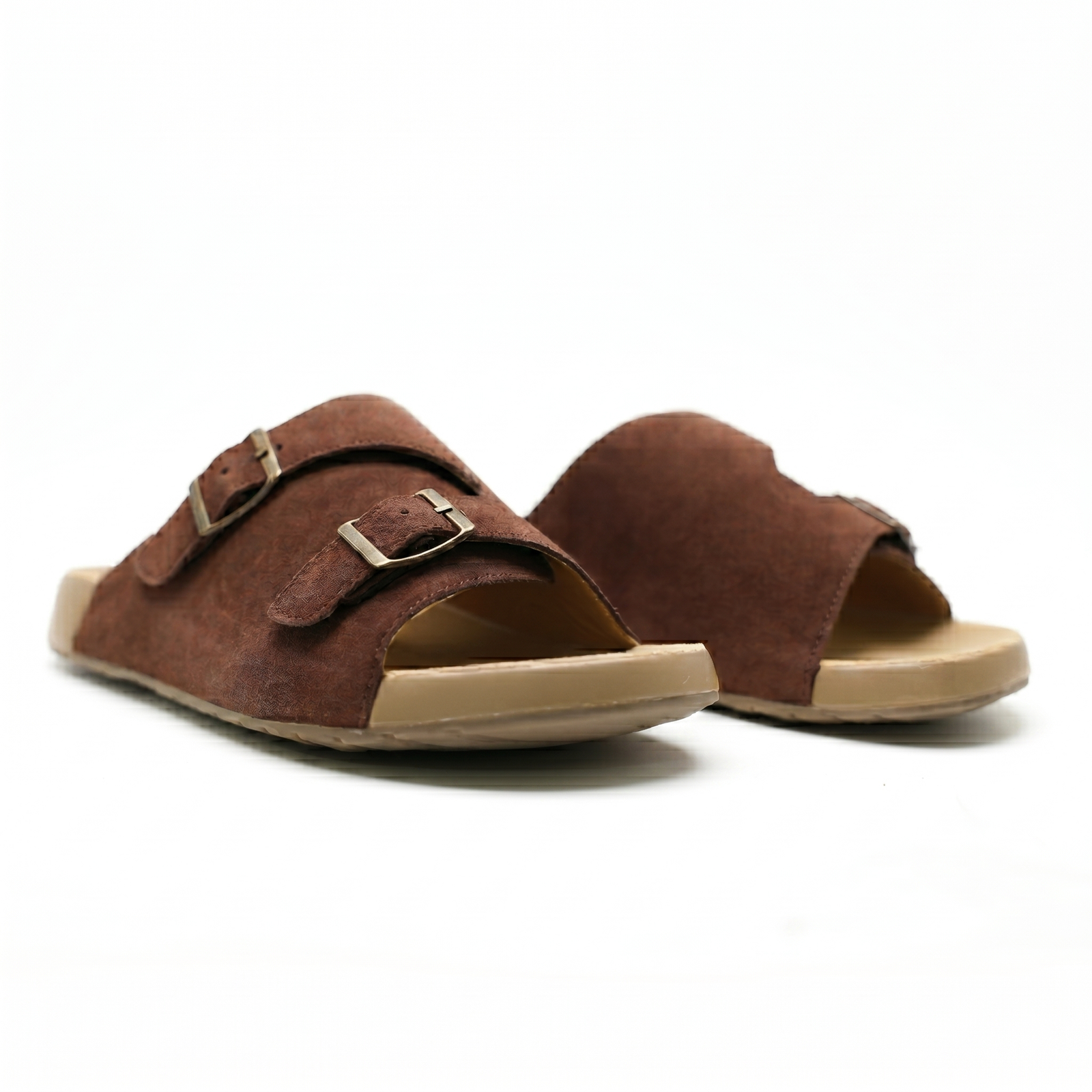MULES SOUPLES – MARRON