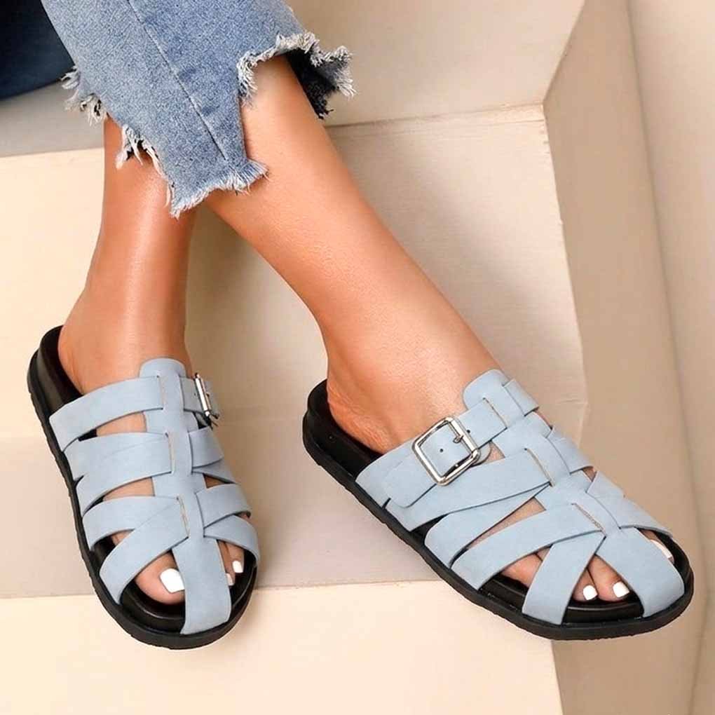 MULES SOUPLES – BLEU