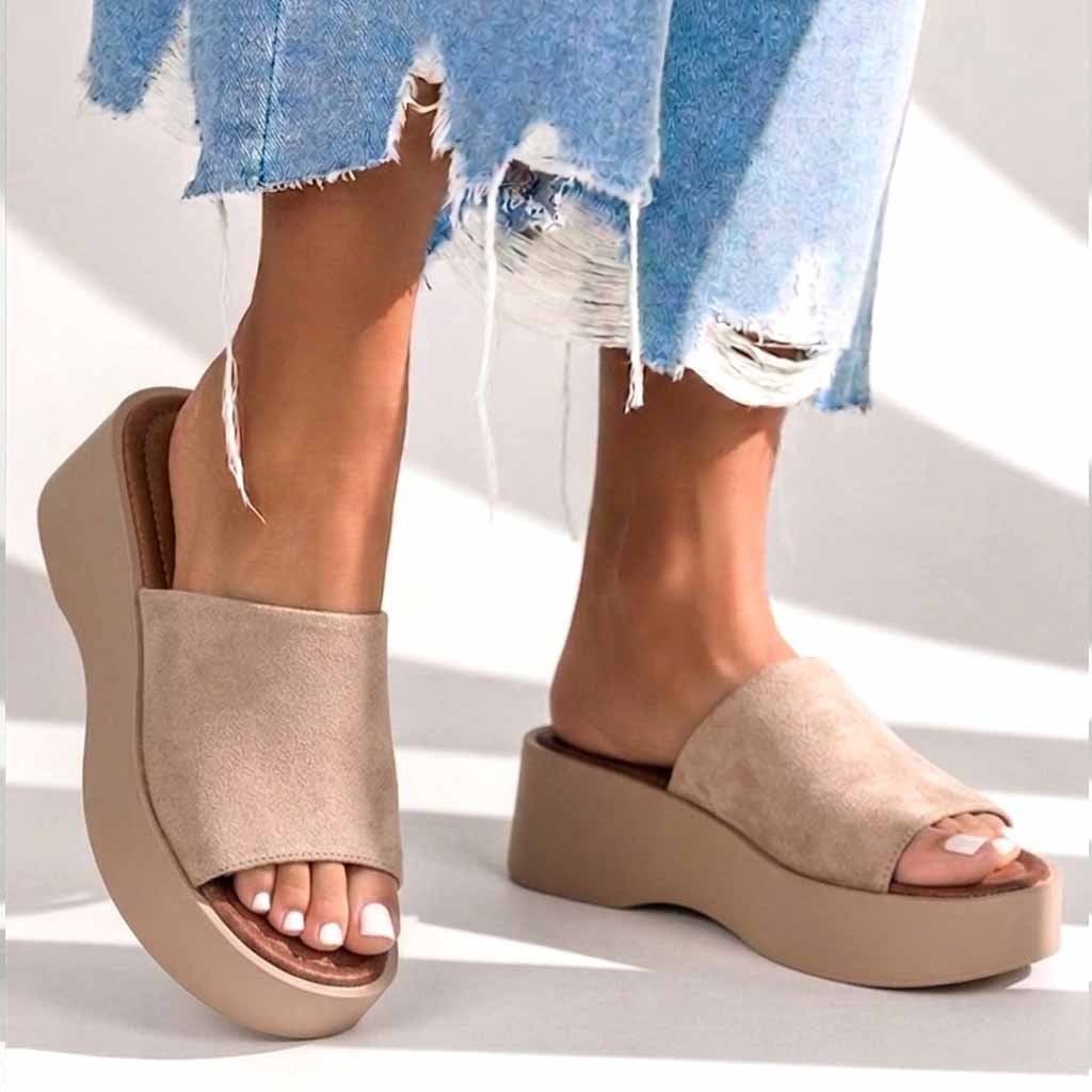 MULES COMPENSÉES – KAKI