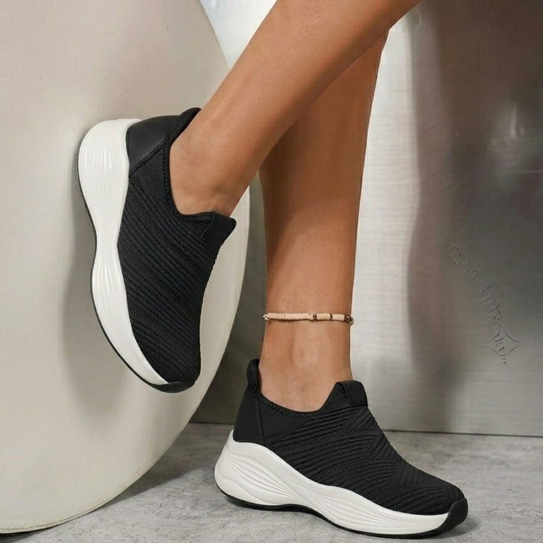 BASKETS CONFORTABLES – NOIR