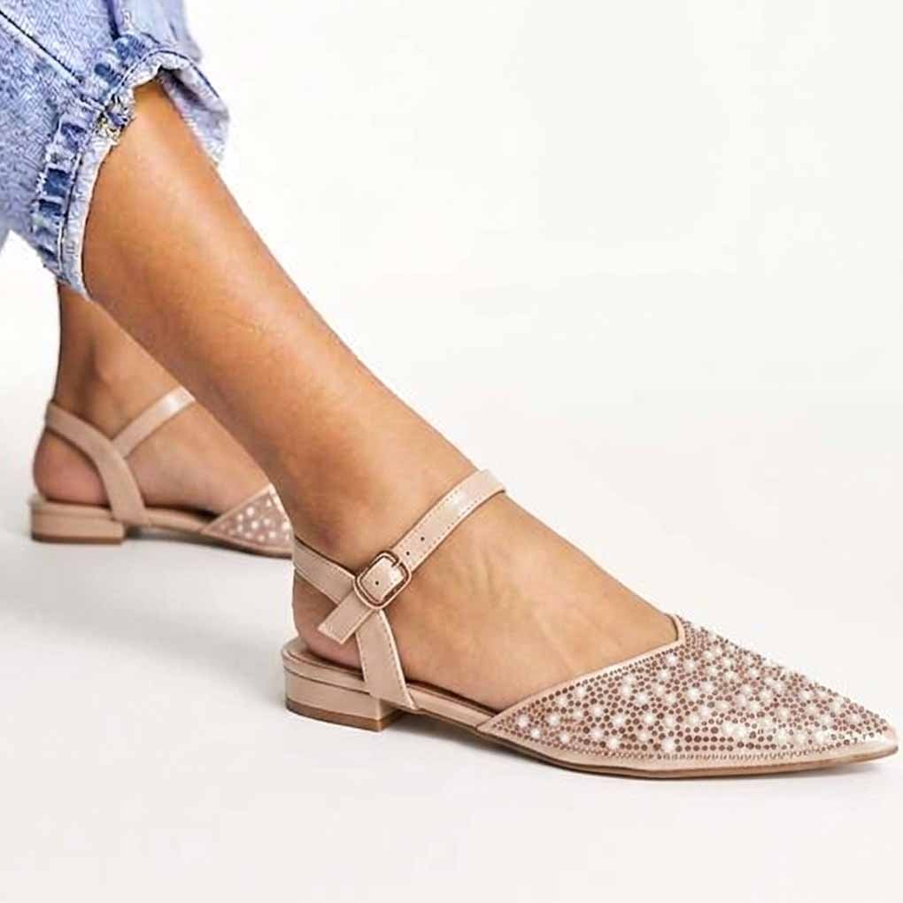 SANDALES BOUT POINTU – BEIGE