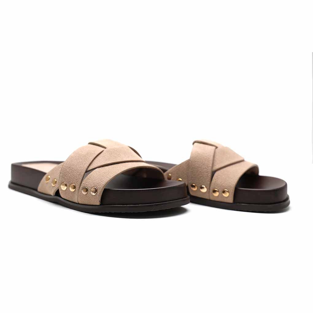 MULES PLATES- BEIGE