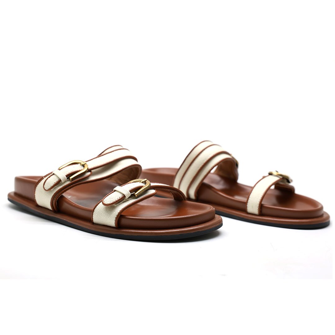 MULES SOUPLES – CAMEL