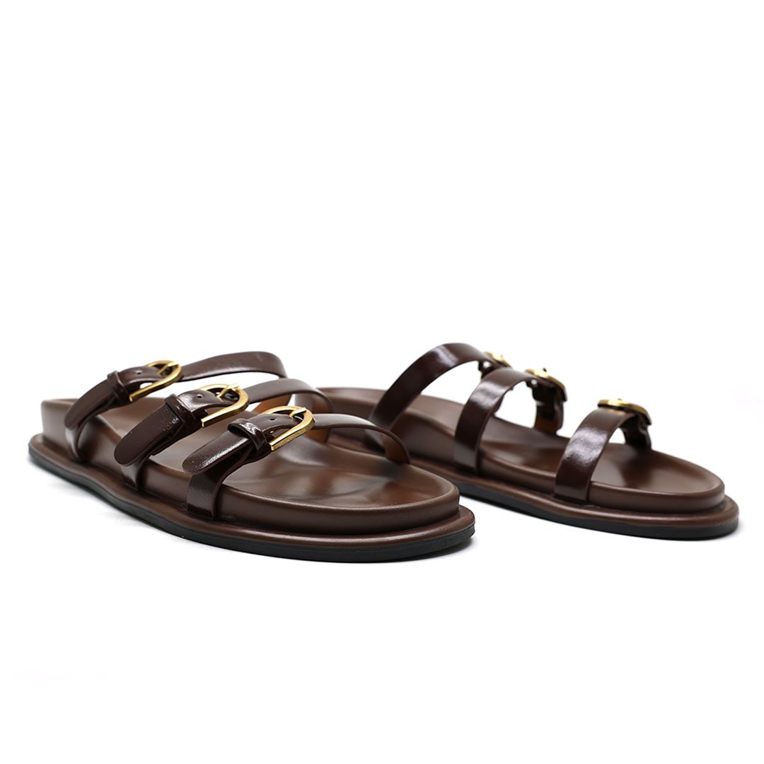 MULES SOUPLES – MARRON