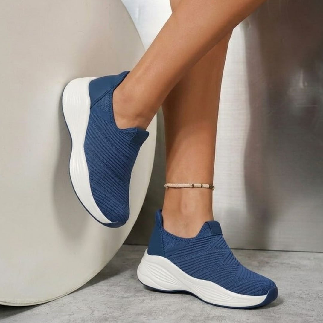 BASKETS CONFORTABLES – BLEU