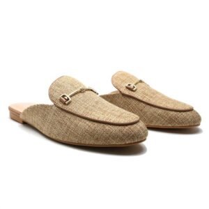 BABOUCHES CONFORTABLES - KAKI