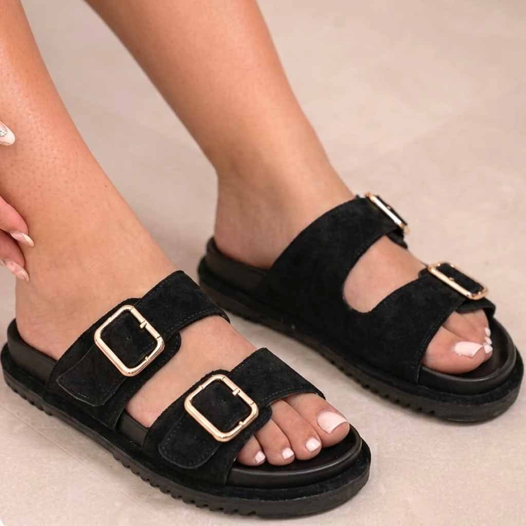 MULES SOUPLES – NOIR