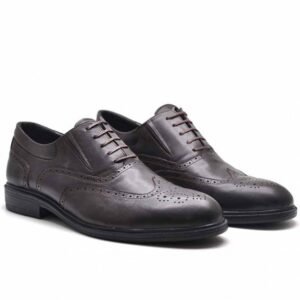 CHAUSSURES CLASSIQUUES EN CUIR - MARRON