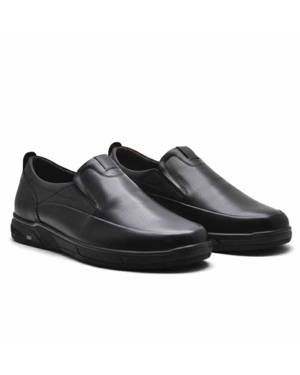 CHAUSSURES CONFORTABLES EN CUIR – NOIR