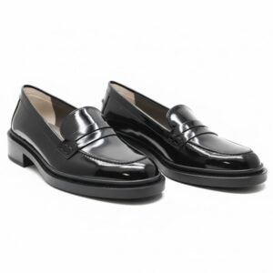 CHAUSSURES EN CUIR  - NOIR