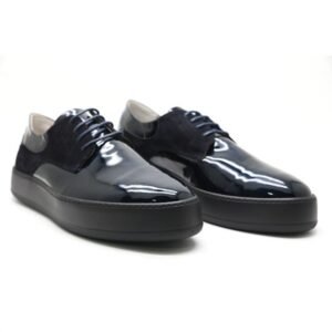 CHAUSSURES EN CUIR - BLEU