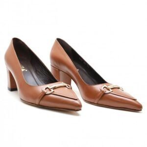 CHAUSSURES EN CUIR - CAMEL