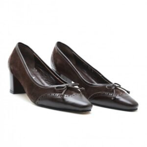 CHAUSSURES EN CUIR - MARRON