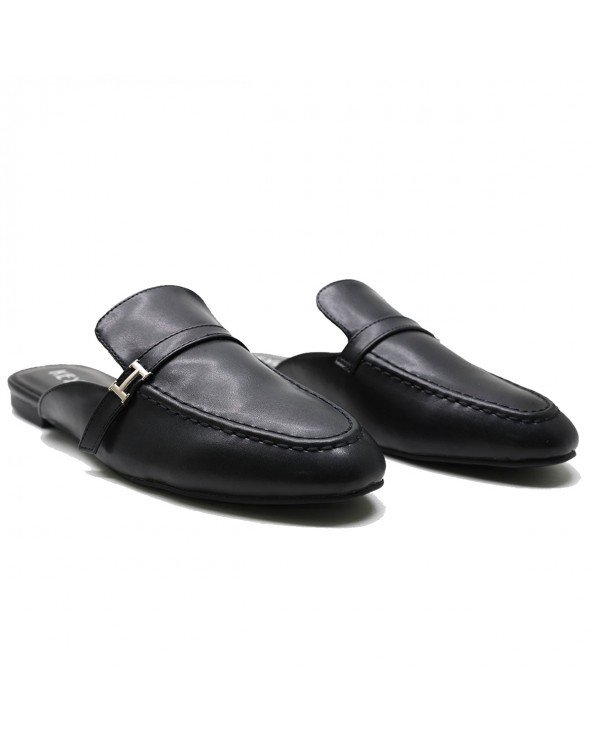 BABOUCHES CONFORTABLES BOUT ROND – BEIGE