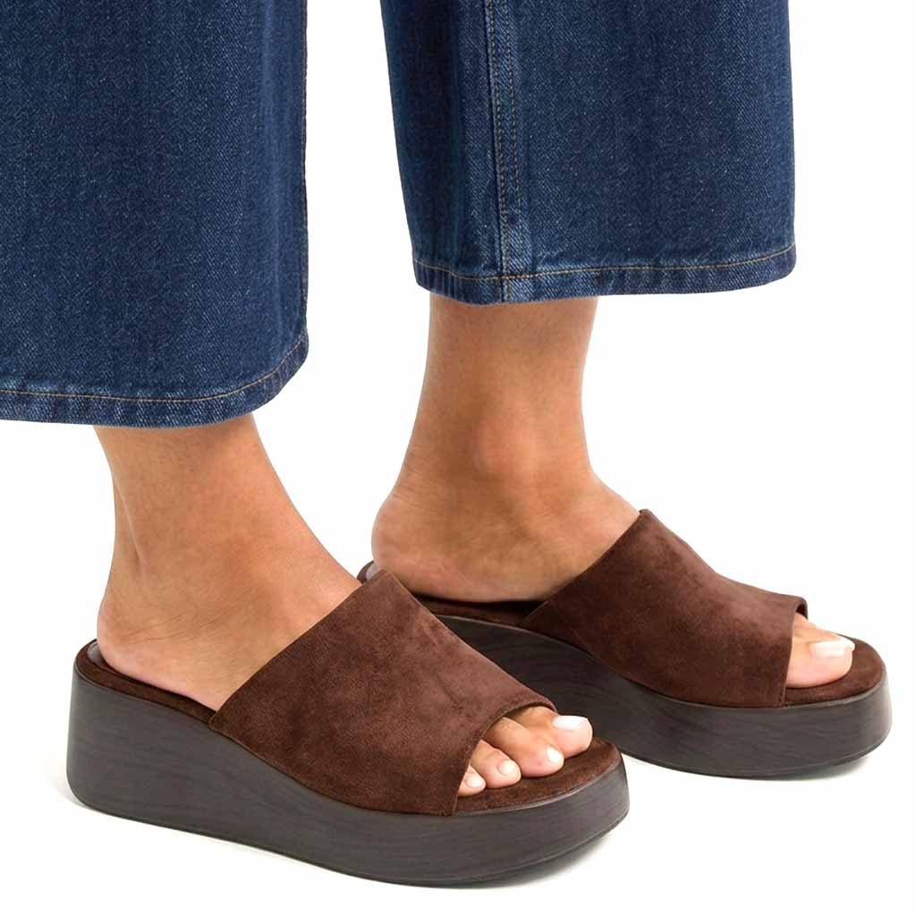 MULES COMPENSÉES – MARRON