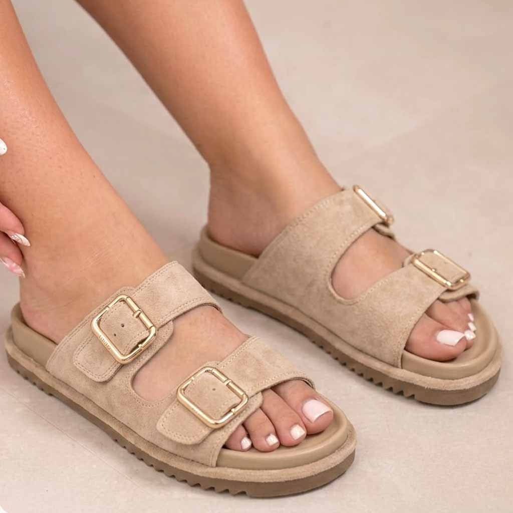 MULES SOUPLES – BEIGE