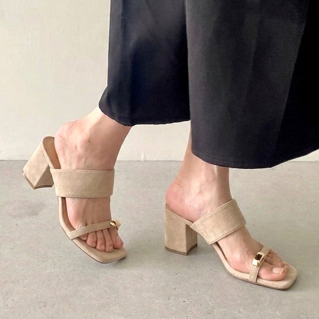 MULES DEMI TALON – KAKI
