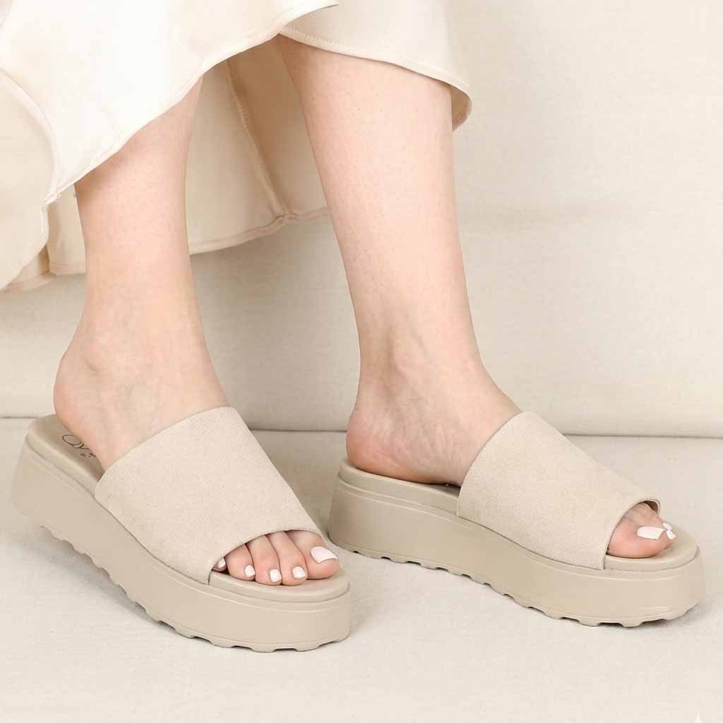 MULES SOUPLES – BEIGE