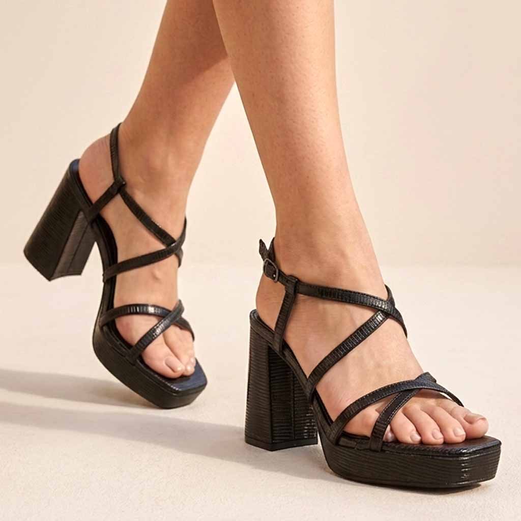 SANDALES SOIRÉES – NOIR