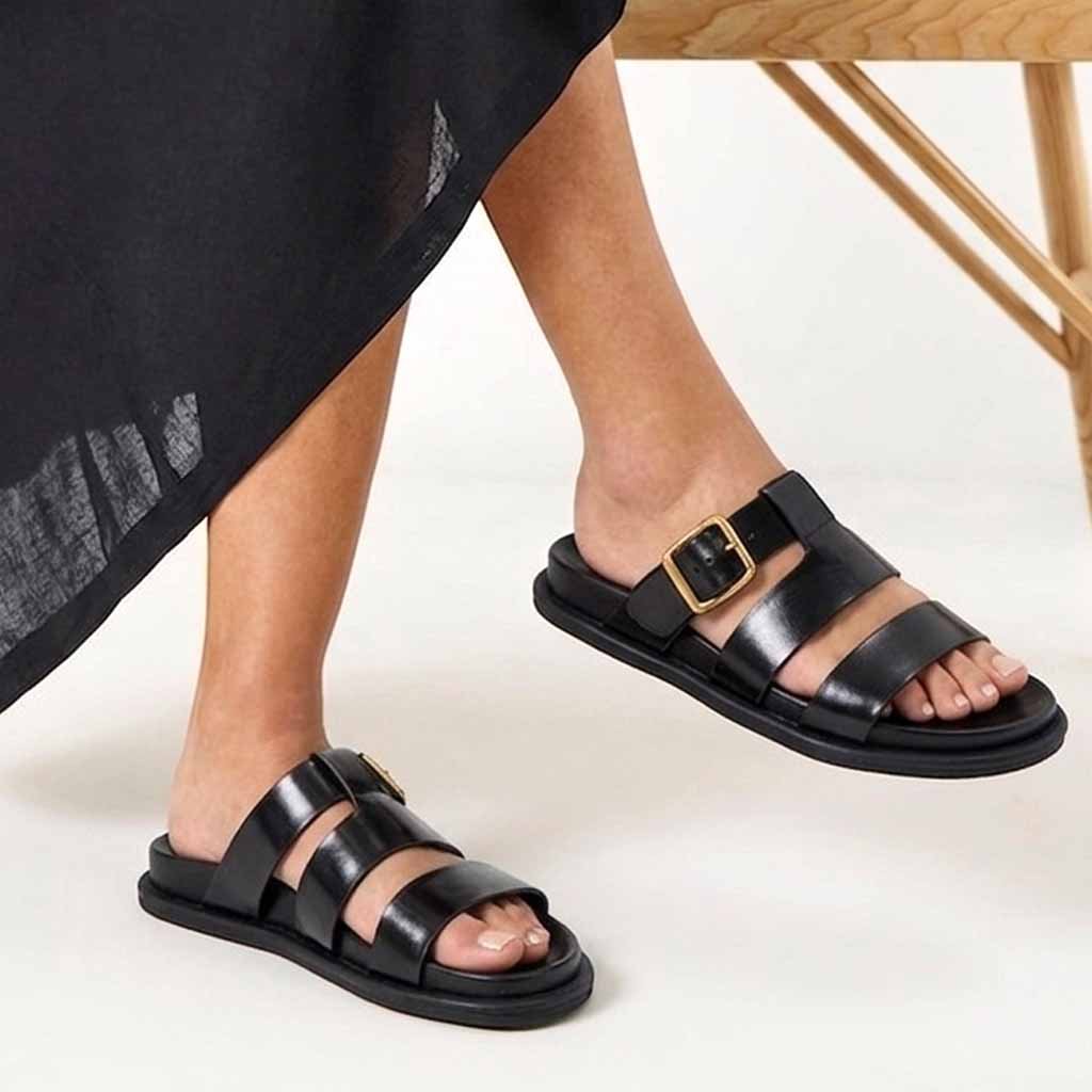 MULES SOUPLES – NOIR
