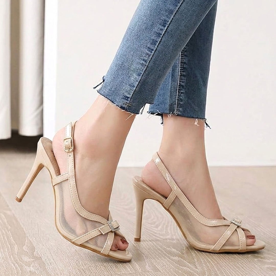 SANDALES BOUT POINTU – BEIGE