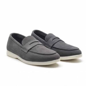 MOCASSINS CONFORTABLES - GRIS