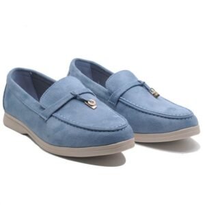 Mocassins souples - BLEU-CIEL