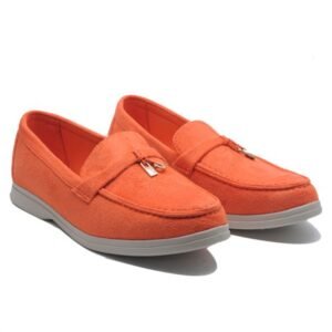 Mocassins souples - ORANGE