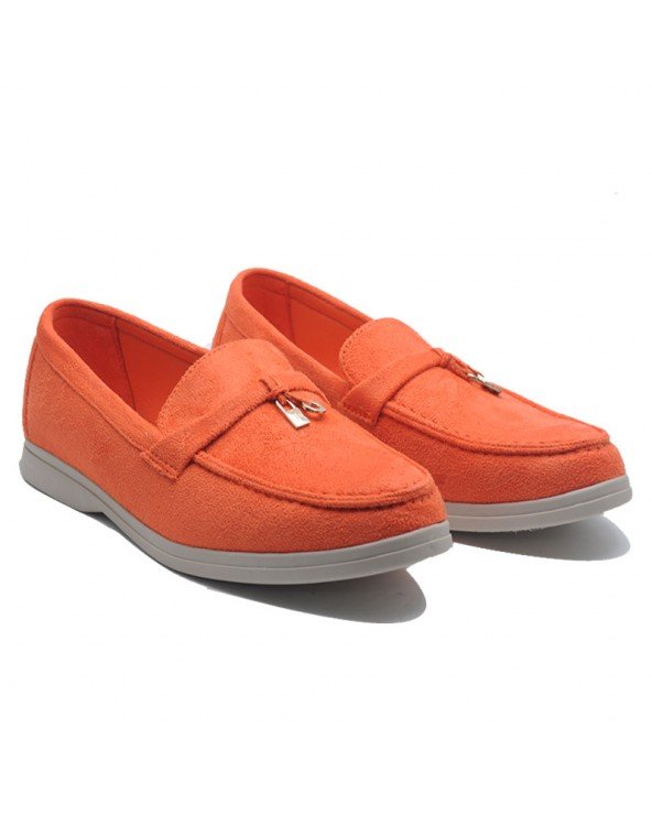 Mocassins souples – ORANGE