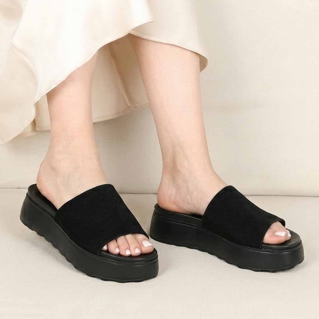 MULES SOUPLES – NOIR